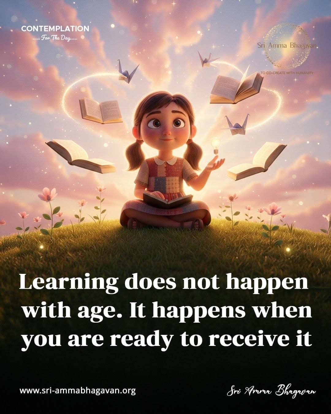 Sri Amma Bhagavan_CONTEMPLATION for the Day