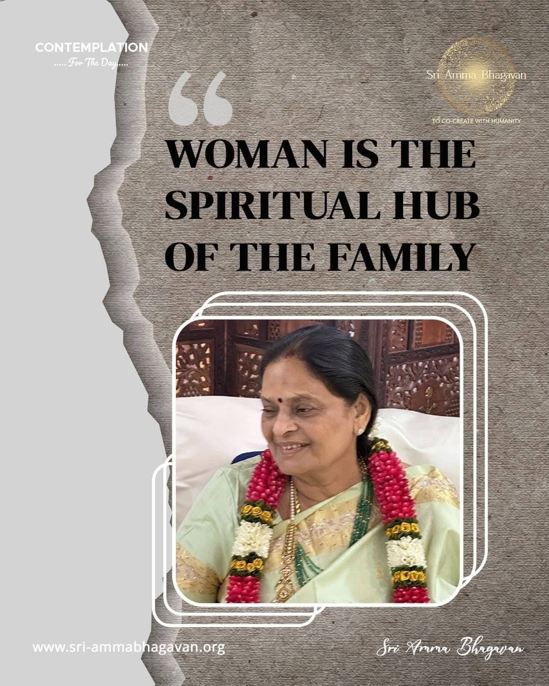 Sri Amma Bhagavan_CONTEMPLATION for the Day