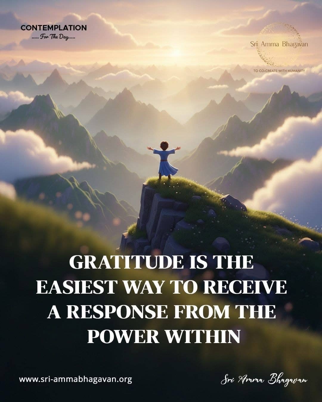 Sri Amma Bhagavan_CONTEMPLATION for the Day