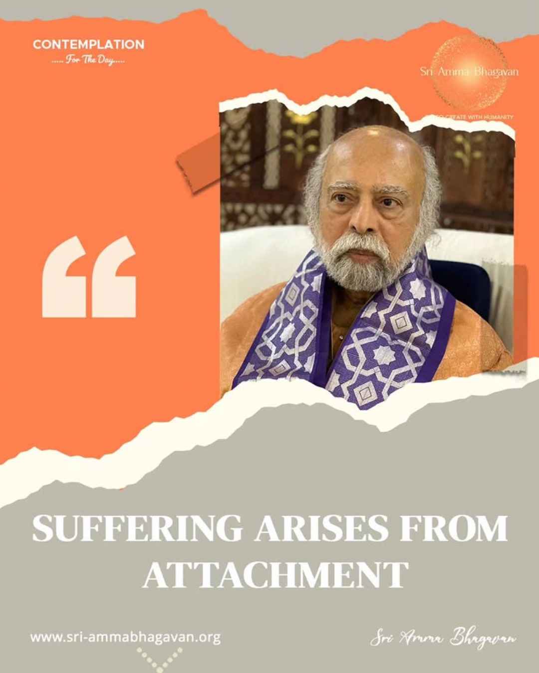 Sri Amma Bhagavan_CONTEMPLATION for the Day